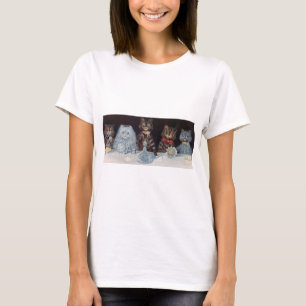 Camiseta Casamento de Gato, Casamento, Noiva, Louis Wain
