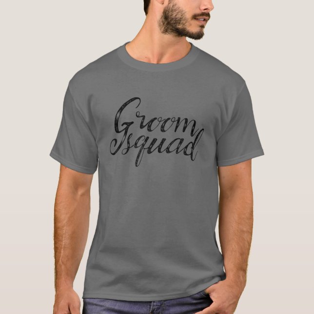 Camiseta Casamento de Padrinhos de casamento de Despedida d (Frente)