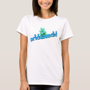 Camiseta Casamento De Ponta E Buquê De Flor