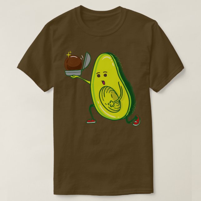 Camiseta Casamento de Proposta de Casamento Avocado (Frente do Design)