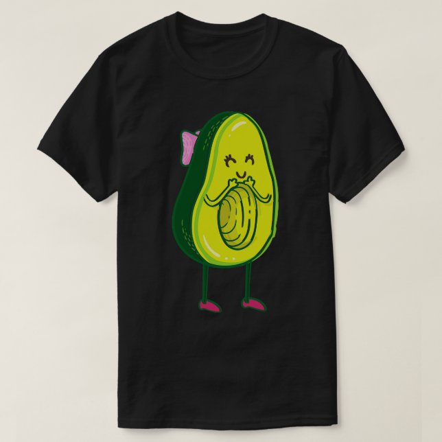 Camiseta Casamento de Proposta de Casamento Avocado Parte 1 (Frente do Design)