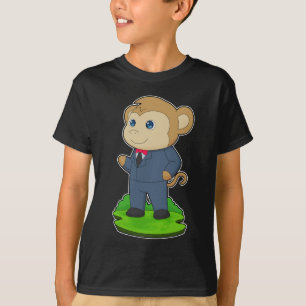 Camiseta Casamento de roupa de macaco