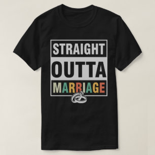 Camiseta Casamento de saída do hetero