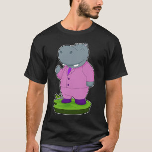 Camiseta Casamento de Suit do Hippo Groom