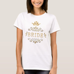 Camiseta casamento, despedida de solteira, festa de ouro, b