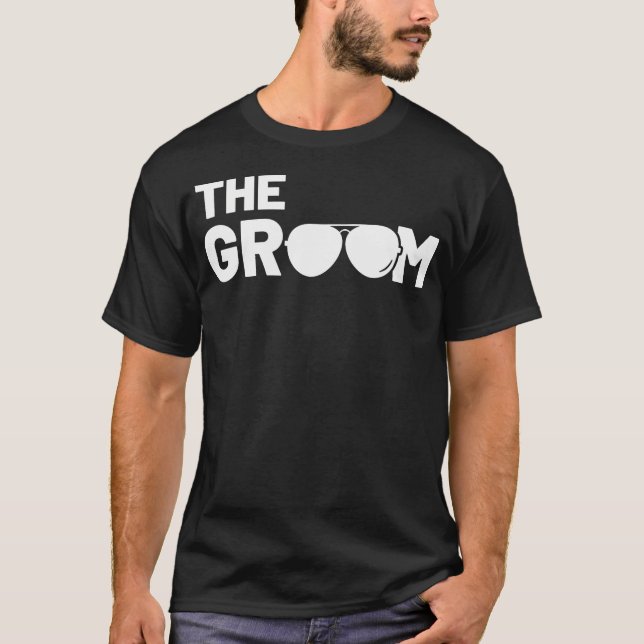 Camiseta Casamento do Partido Solteiro da Groom Squat (Frente)