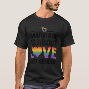 Camiseta Casamento É Sobre Amor Não Diversidade De Lgbtq De