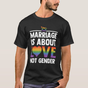 Camiseta Casamento É Sobre Amor Não Diversidade De Lgbtq De