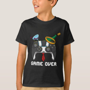 Camiseta Casamento Game Over Despedida de Solteiro Noivo Di