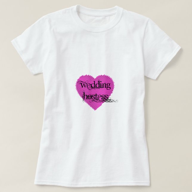 Camiseta Casamento Hostess (Frente do Design)