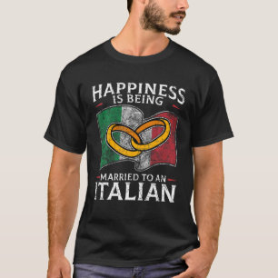 Camiseta Casamento Itália Herança Casada com Casamento It