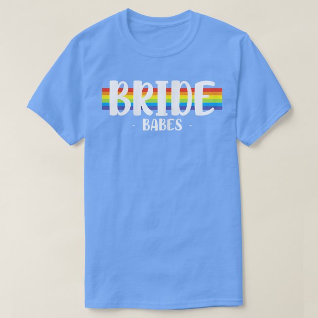 Camiseta Casamento LGBT Feminino Casamento Gay Noivas Noiva (Frente do Design)
