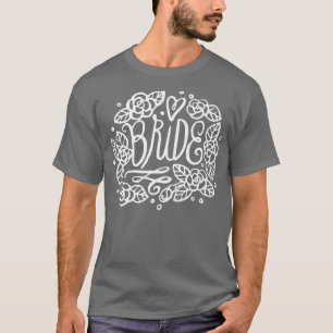 Camiseta Casamento - Noiva - Flores