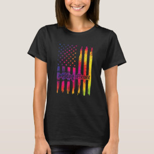 Camiseta Casamento Oficial Dos Eua, Bandeira Que Oculta