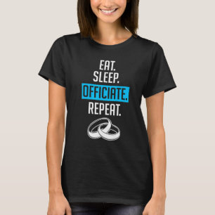 Camiseta Casamento Oficiente Coma Repetir Mim Ordenado Pela