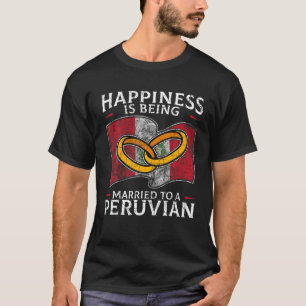 Camiseta Casamento Peruano República Do Peru Com Herança 