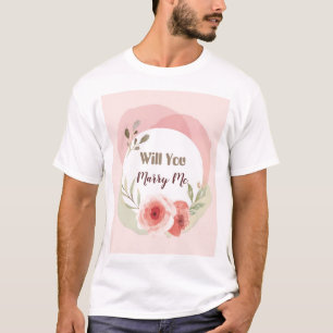 Camiseta Casamento Proposta Branco, Escolha