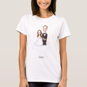 Camiseta Casamento Real Catherine & William Presentes Camis