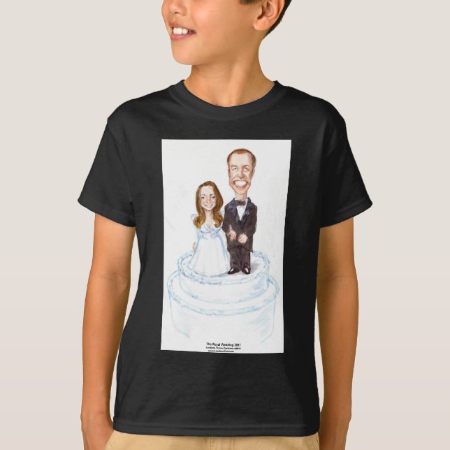 Camiseta Casamento Real Catherine & William Presentes Camis (Frente)