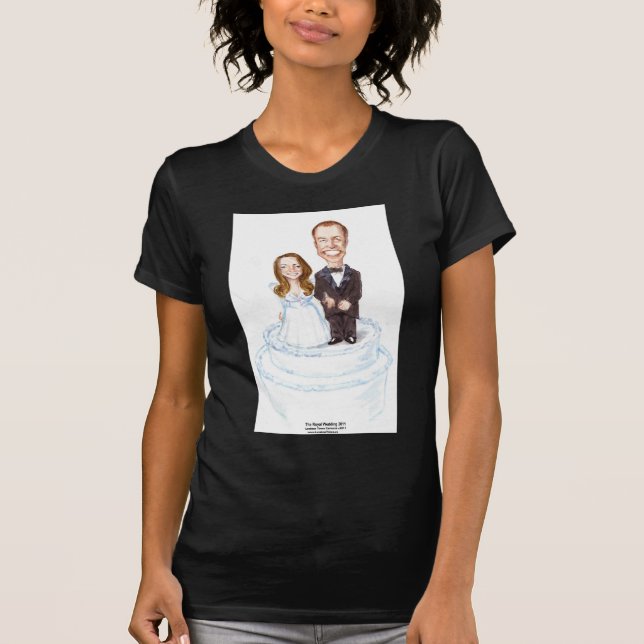Camiseta Casamento Real Catherine & William Presentes Camis (Frente)
