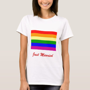 Camiseta Casamento recem casados/Orgulho gay