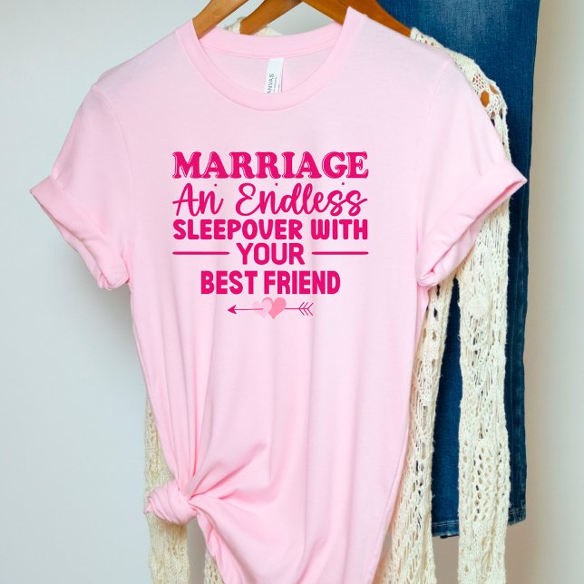 Camiseta Casamento Relationship Sleep sobre o Melhor Amigo (Criador carregado)