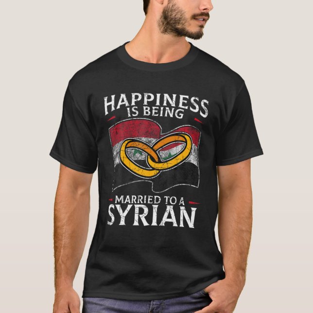 Camiseta Casamento Sírio República Árabe Síria Raiz Síria F (Frente)