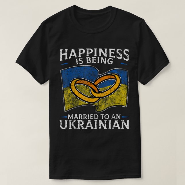 Camiseta Casamento Ucrânia com Raízes Casamentos Ucranianas (Frente do Design)
