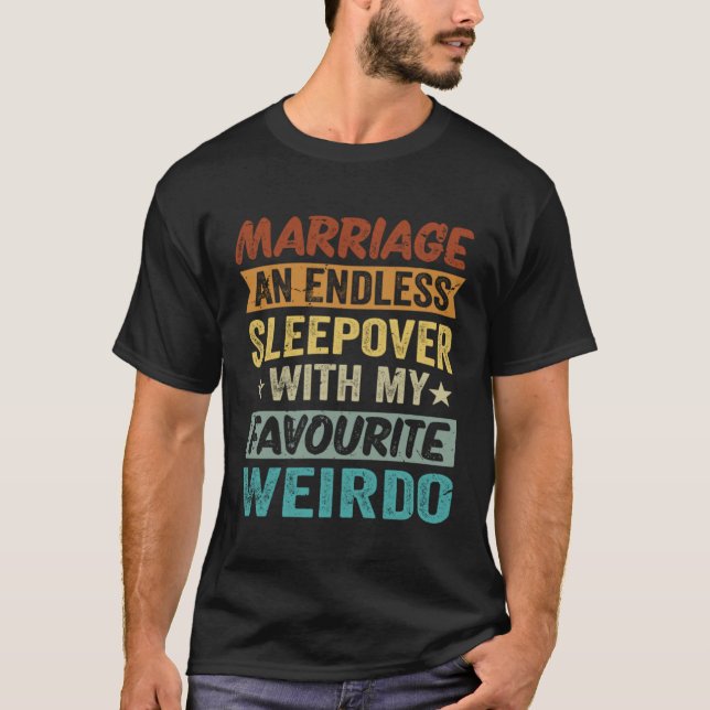 Camiseta Casamento Uma Festa do Sono Sem Fim Com o Meu Quer (Frente)