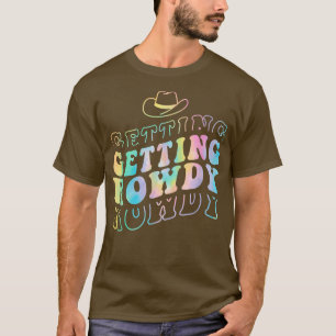 Camiseta Casando-se Ficando Turbulento Festa da Noiva Despe