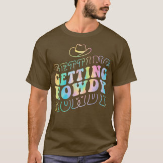 Camiseta Casando-se Ficando Turbulento Festa da Noiva Despe
