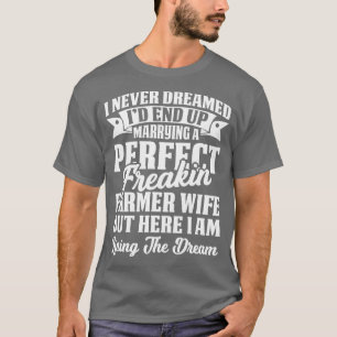 Camiseta Casar-Se Com Uma Fazenda Orgulhosa De Uma Mulher F