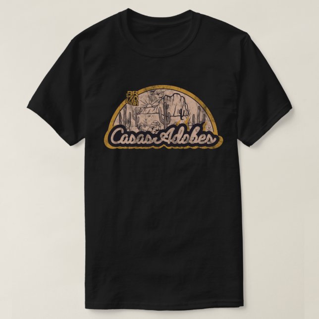 Camiseta Casas Adobes, Arizona (Frente do Design)