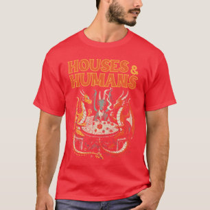 Camiseta Casas de jogos humanos comédia RPG paródia jogador