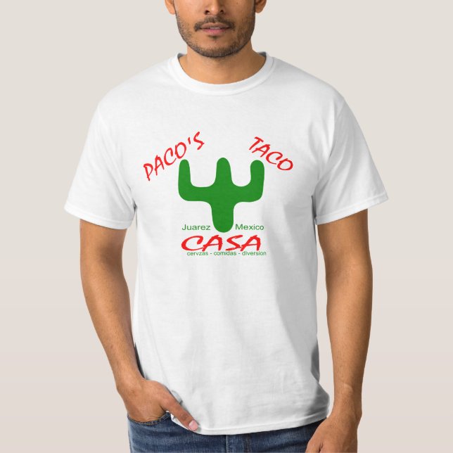 Camiseta Casas do Taco de Paco (Frente)