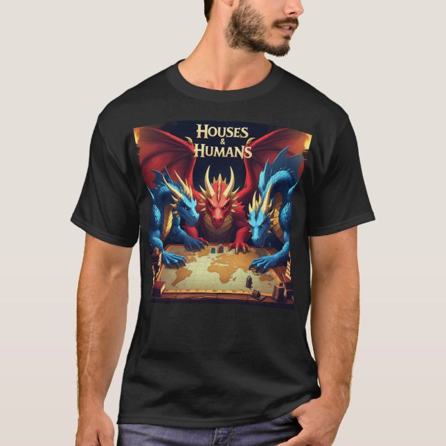 Camiseta Casas e Humanos (Frente)
