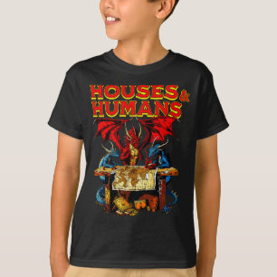 Camiseta Casas E Humanos Vintage Retro 90s Divertido Gamer