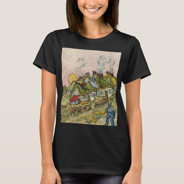 Camiseta Casas e números de Vincent van Gogh (Frente)