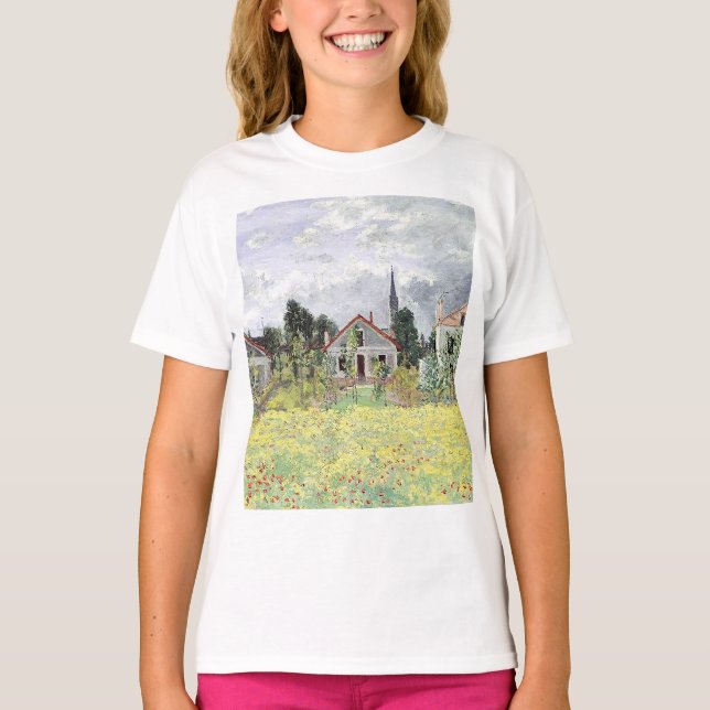 Camiseta Casas em Argenteuil Claude Monet (Frente)