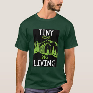 Camiseta Casas Pequenas Vivendo Pequenas