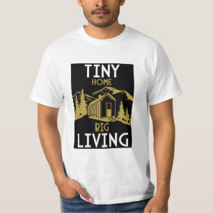Camiseta Casas Pequenas Vivendo Pequenas