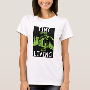 Camiseta Casas Pequenas Vivendo Pequenas