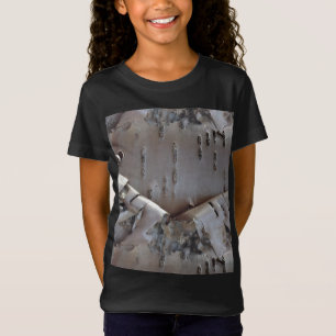 Camiseta Casca de Árvore de Bétula Encaracolada Rústica