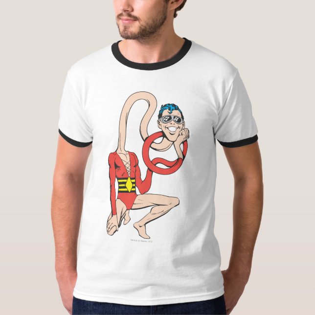 Camiseta Casca de borracha do homem plástico (Frente)