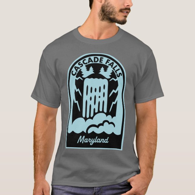 Camiseta Cascade Falls Maryland (Frente)