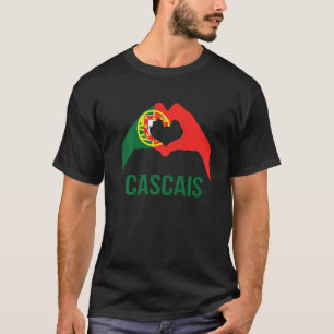 Camiseta Cascais Cidade Portuguesa Amor Portugal Bandeira