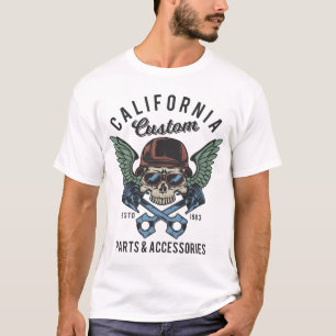 Camiseta Cascas com Capacetes Asas (cor)