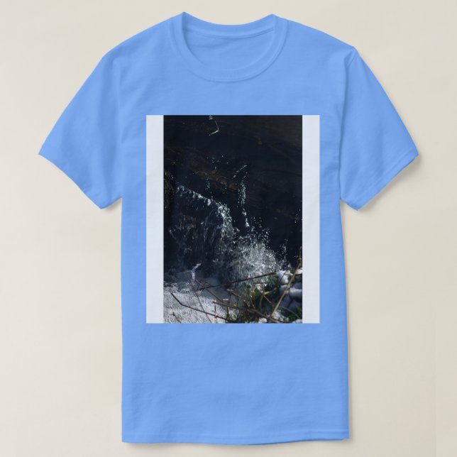 Camiseta cascata de espuma 2 (Frente do Design)