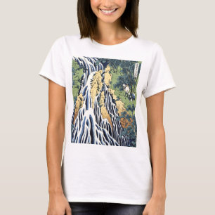 Camiseta Cascata de Kirifuri perto da montanha Housai de Ku