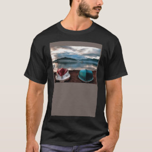 Camiseta Cascos de Barcos e Marmaris Pullov de Passagem de 